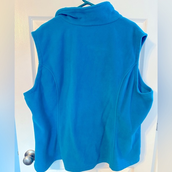 Women’s 3X Columbia Benton Springs vest. Peacock blue - Picture 2 of 3